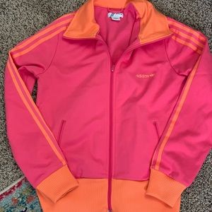 Adidas track zip up